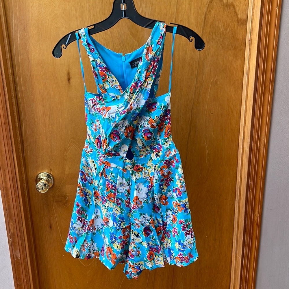 TopShop floral romper. Size 2